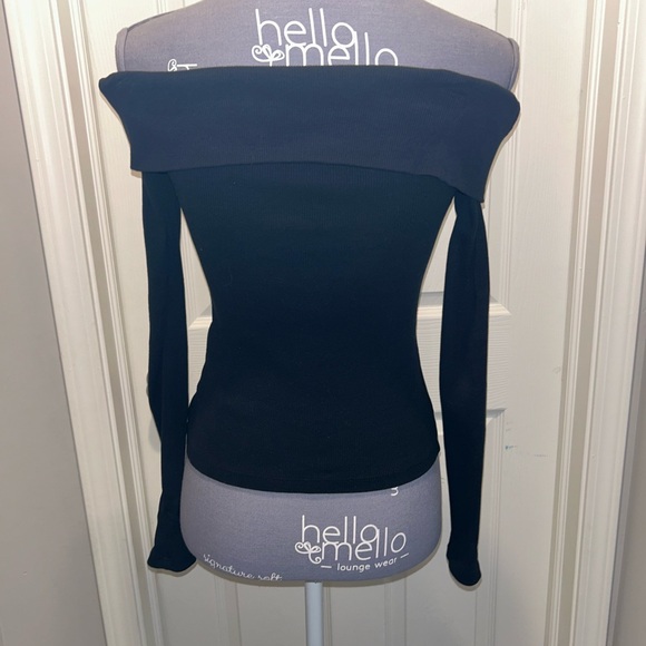 ASOS Black Off-Shoulder Sweater - Picture 5 of 7